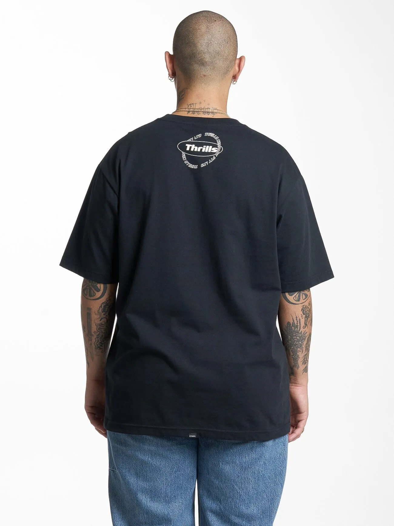 Enjoying Reality Oversize Fit Tee - Washed Black sold by Thrills product image thumbnail 2
