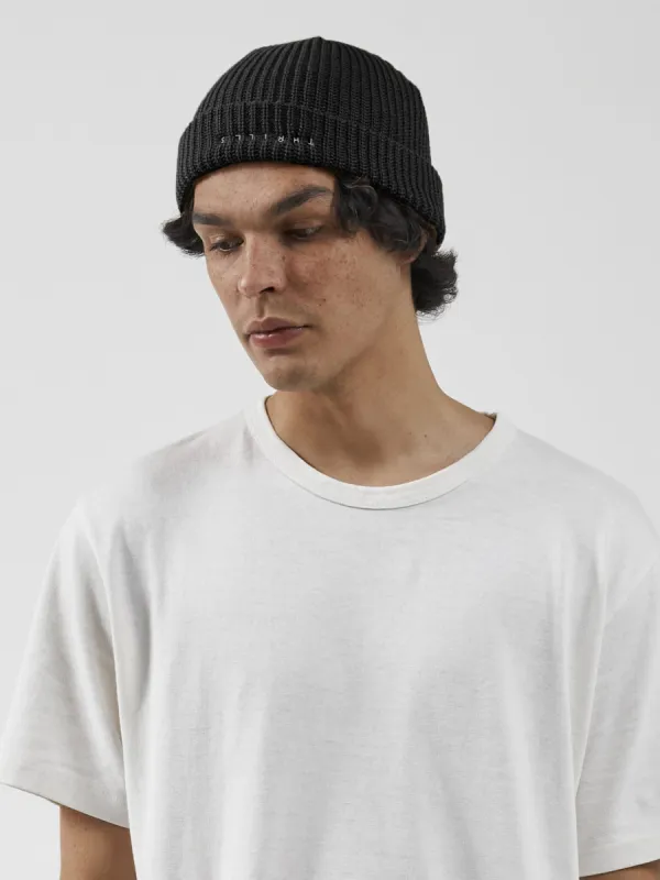 Minimal Thrills Beanie - Washed Black sold by Thrills