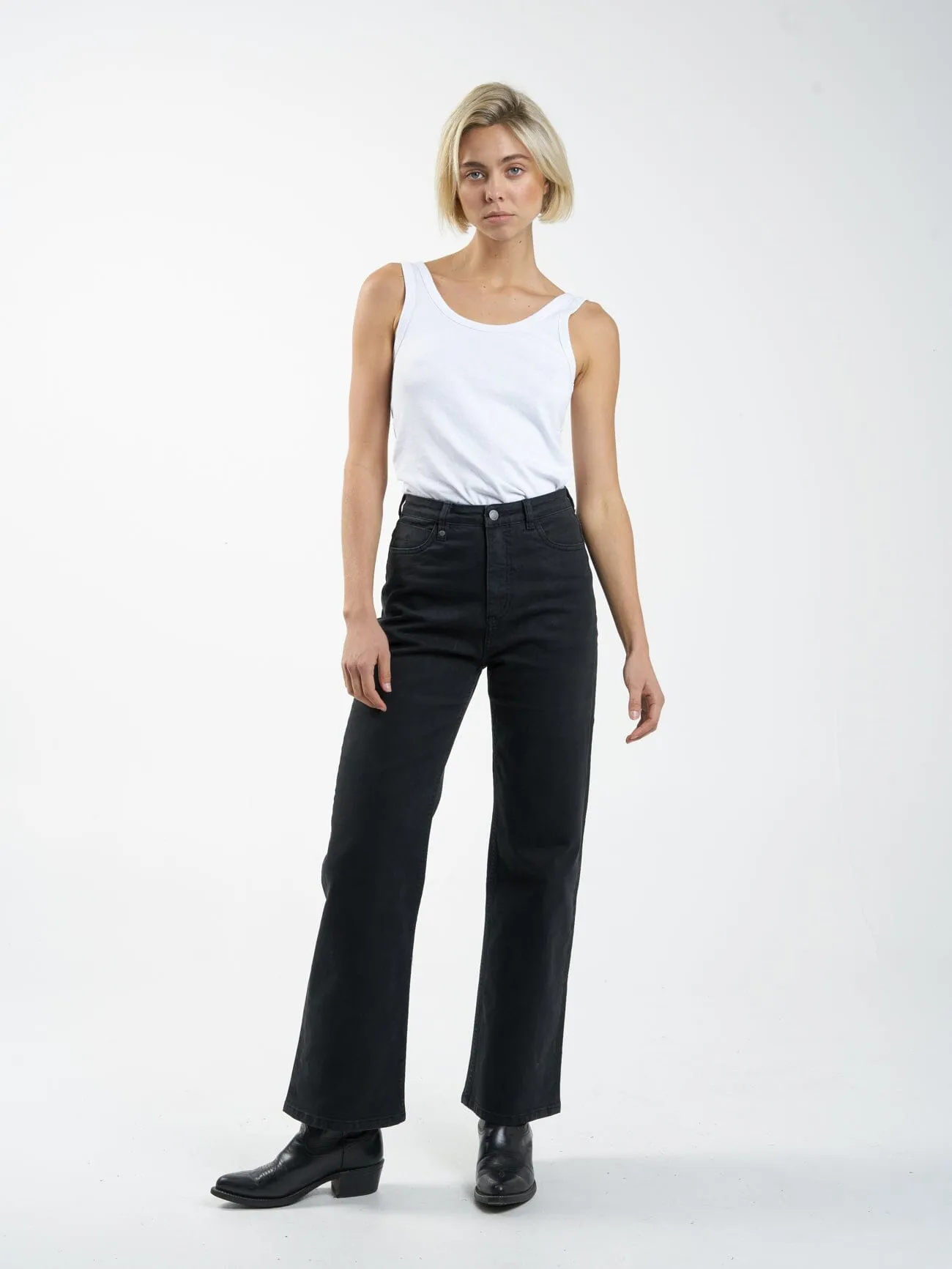 Cherry High Rise Stretch Jean - Dusk Black sold by Thrills product image thumbnail 5