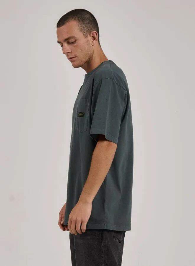 Thrills Union Oversize Fit Pocket Tee - Spruce sold by Thrills product image thumbnail 3