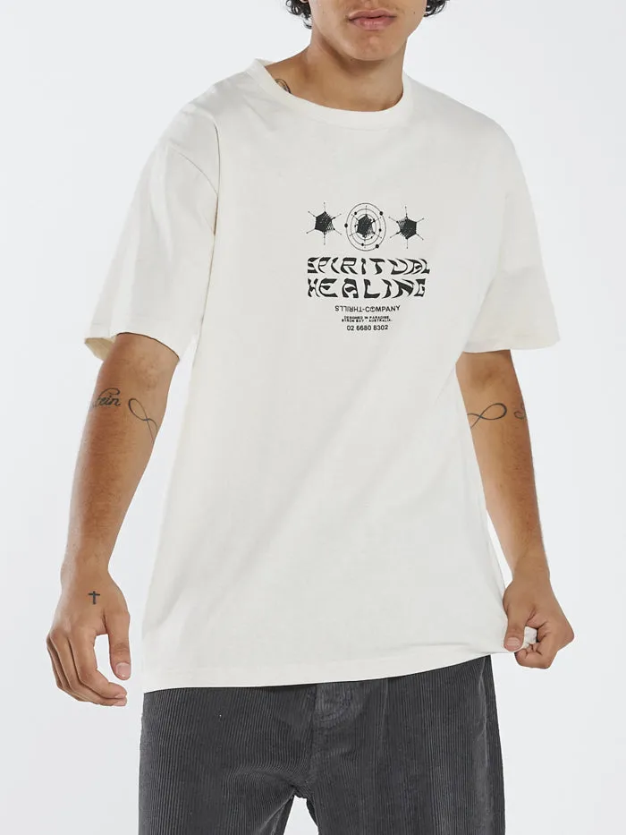 Spiritual Healing Merch Fit Tee - Unbleached sold by Thrills product image thumbnail 5