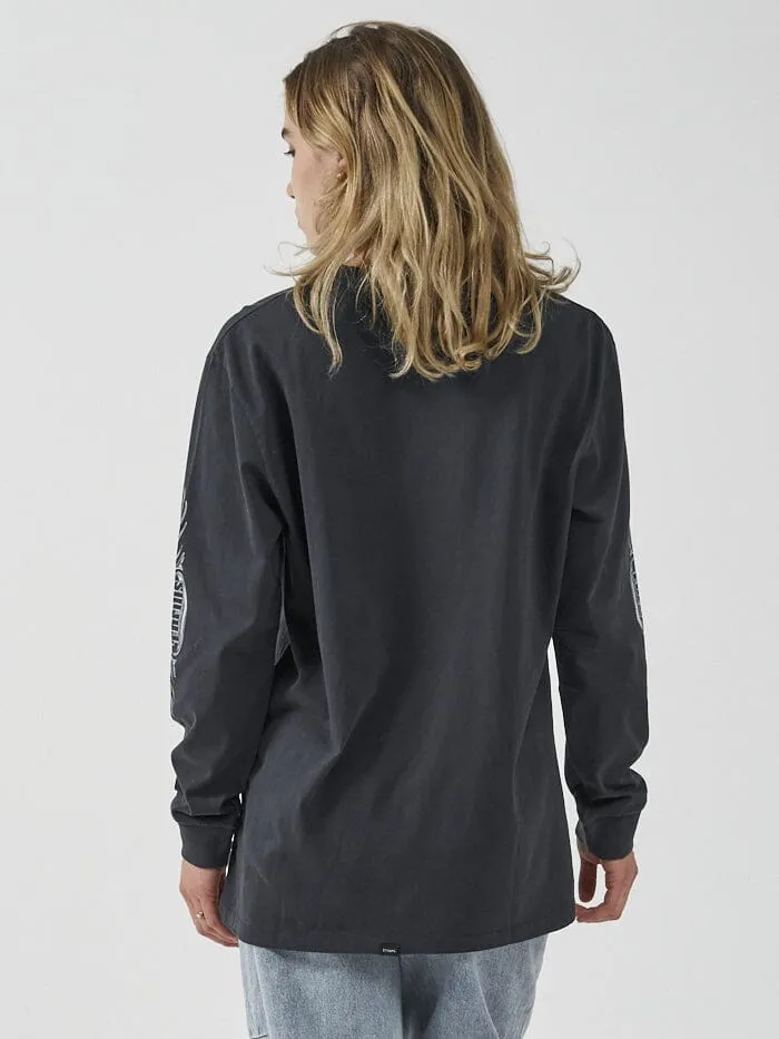 Wings Of Glory LS Merch Tee - Twilight Black sold by Thrills product image thumbnail 2