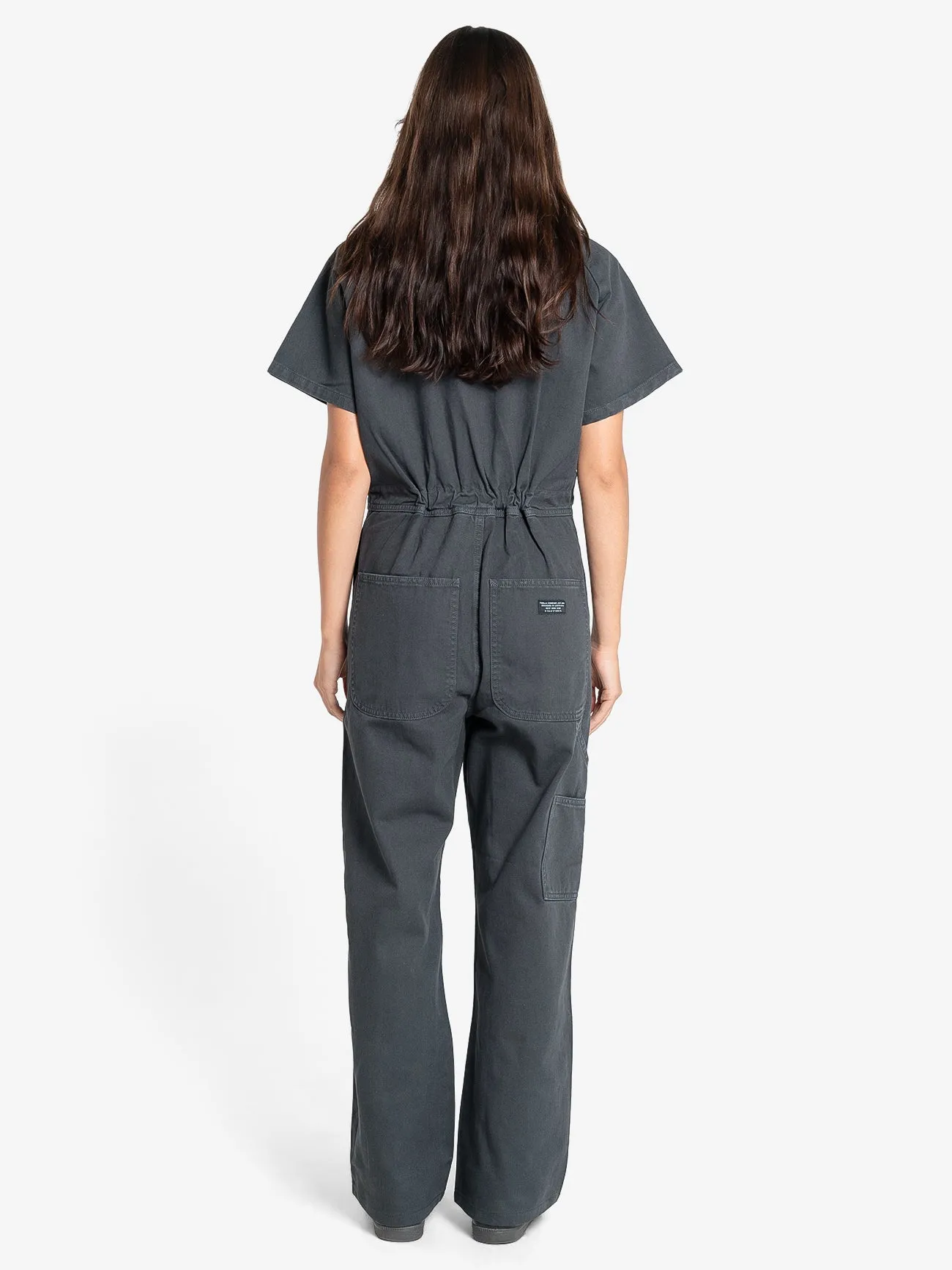 Carpenter Short Sleeve Coverall - Dark Charcoal sold by Thrills product image thumbnail 2