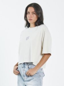 Thrills Unlimited Merch Crop Tee - Heritage White sold by Thrills