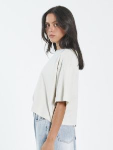 Thrills Unlimited Merch Crop Tee - Heritage White sold by Thrills
