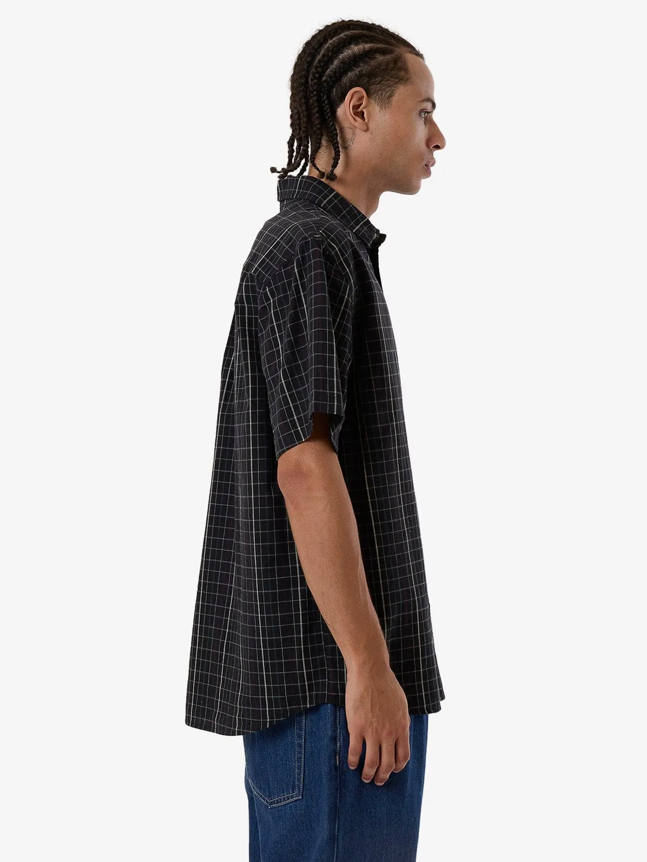 Lockstar Short Sleeve Shirt - Black sold by Thrills product image thumbnail 4