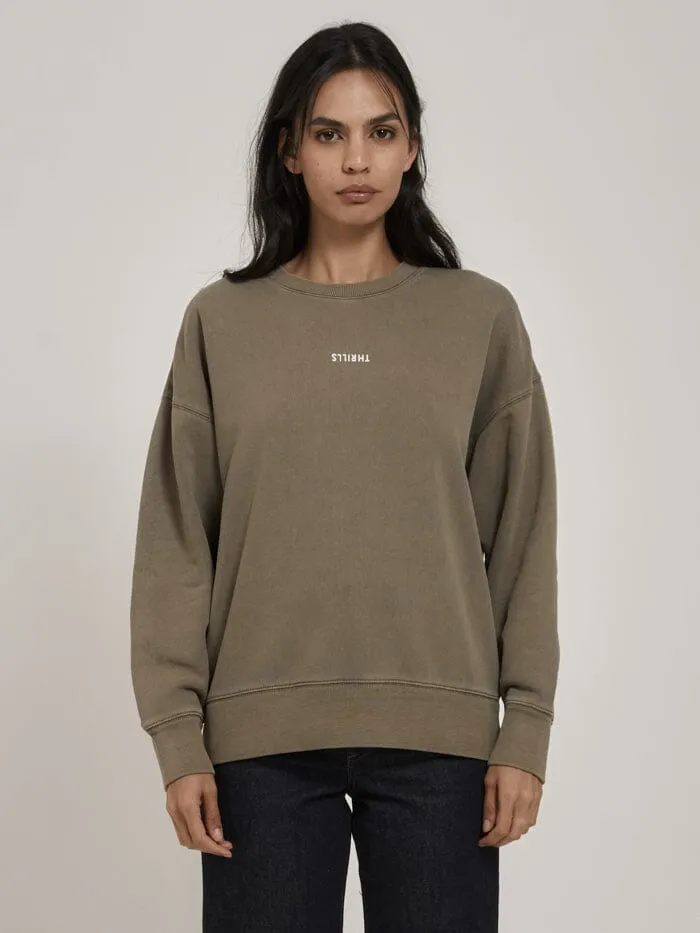 Minimal Thrills Slouch Crew - Dune sold by Thrills