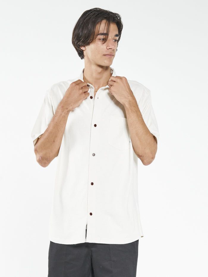 Hemp Thrills Oversize Short Sleeve Jersey Shirt - Unbleached sold by Thrills product image thumbnail 4
