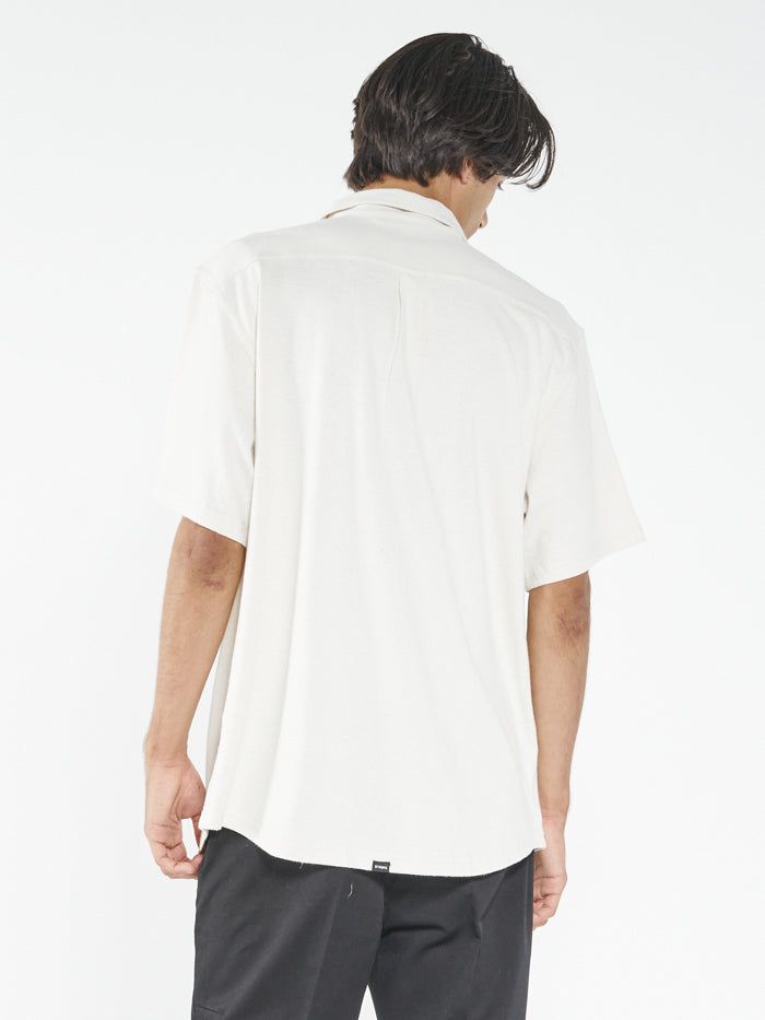Hemp Thrills Oversize Short Sleeve Jersey Shirt - Unbleached sold by Thrills product image thumbnail 2