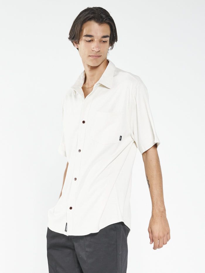 Hemp Thrills Oversize Short Sleeve Jersey Shirt - Unbleached sold by Thrills product image thumbnail 3