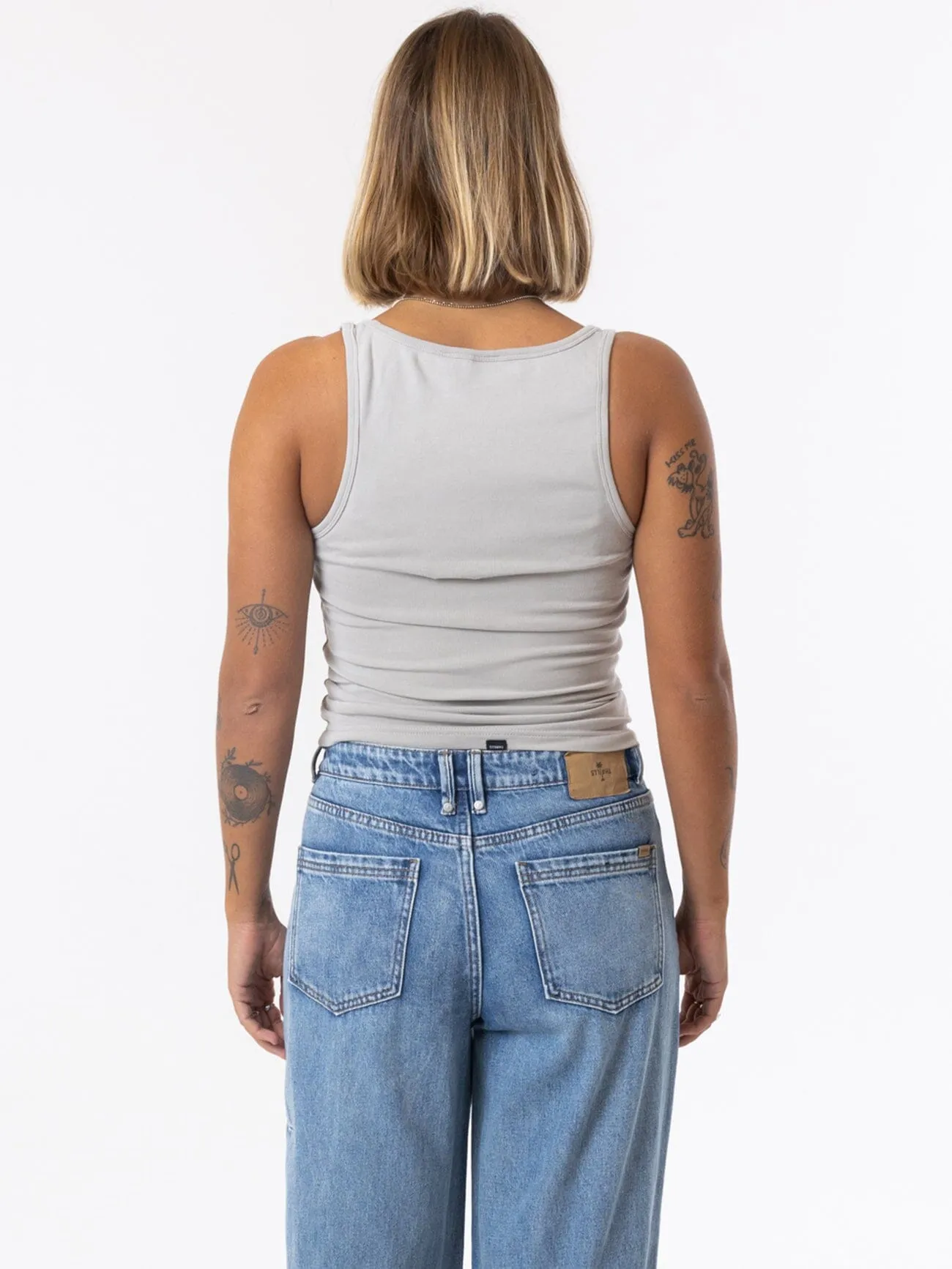 Minimal Thrills Scoop Tank - Oyster Grey sold by Thrills product image thumbnail 2