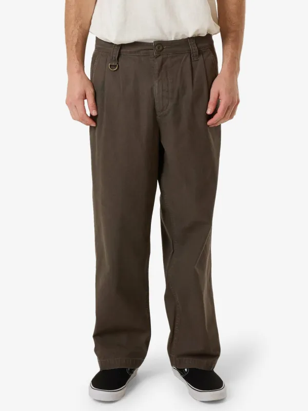 Honour Big Slacker Pant - Olive Night sold by Thrills
