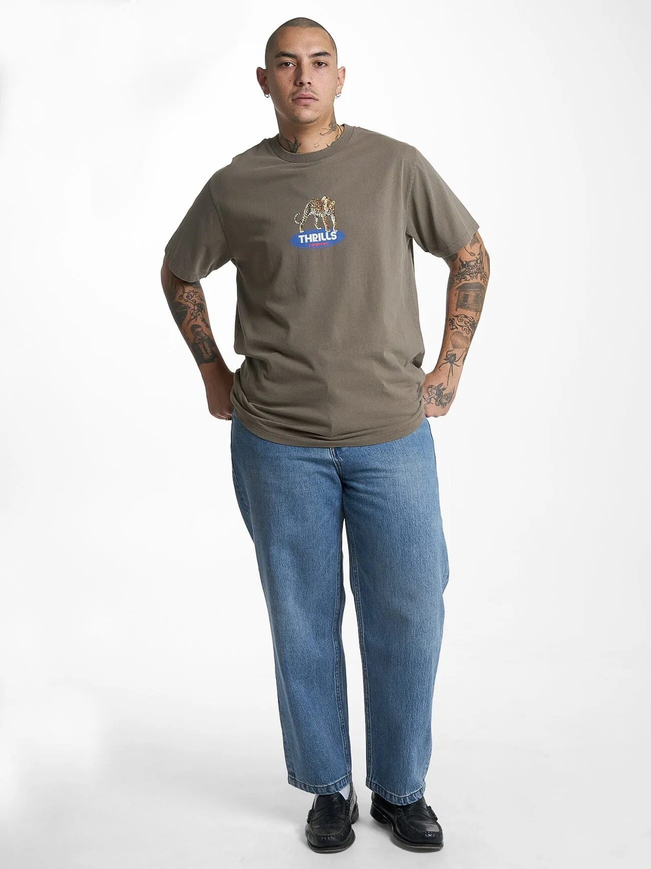 Lurker Merch Fit Tee - Tarmac sold by Thrills product image thumbnail 5