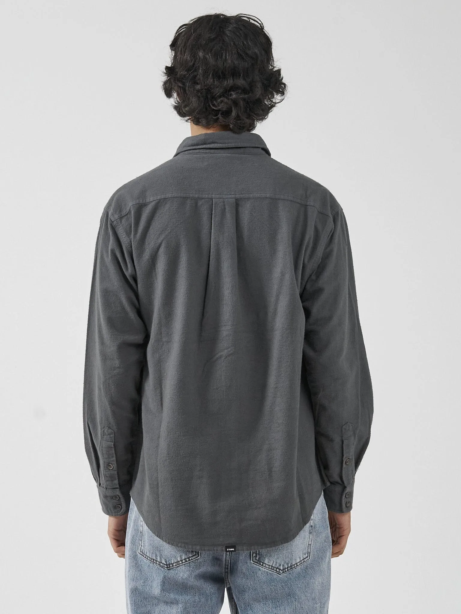 Ops Oversized Long Sleeve Flannel Shirt - Chic Green sold by Thrills product image thumbnail 2