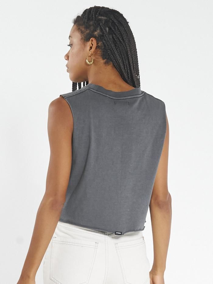 Thrills Unlimited Crop Muscle - Merch Black sold by Thrills product image thumbnail 3