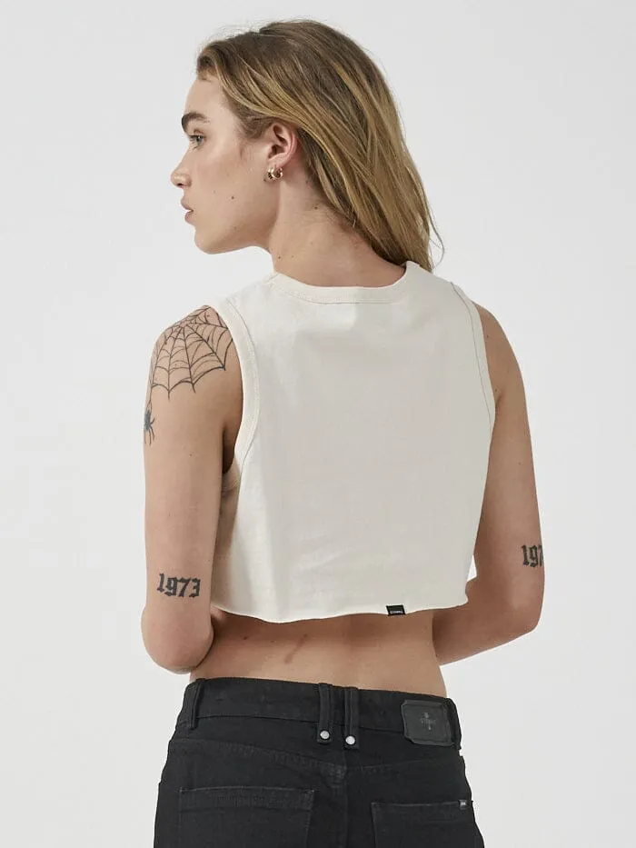 Luxury Super Crop Tank - Unbleached sold by Thrills product image thumbnail 2