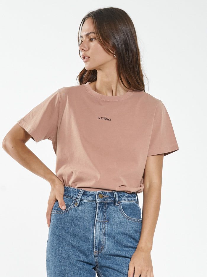 Minimal Thrills Relaxed Tee - Cork sold by Thrills
