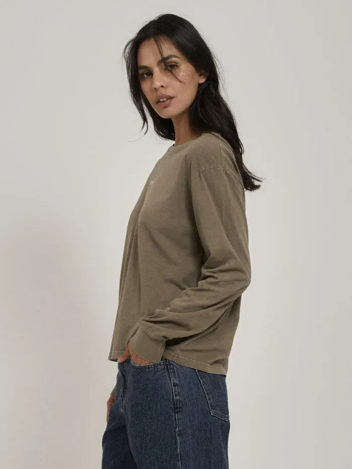 Minimal Thrills LS Tee - Dune sold by Thrills product image thumbnail 3