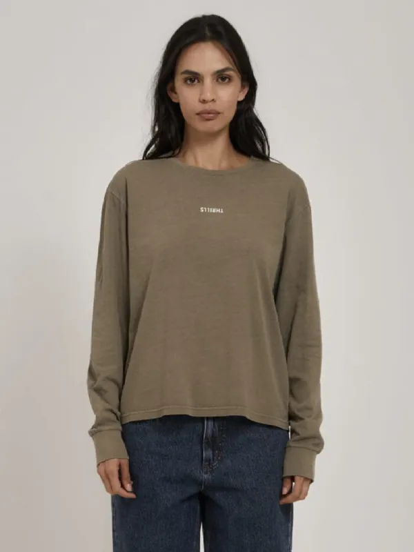 Minimal Thrills LS Tee - Dune sold by Thrills