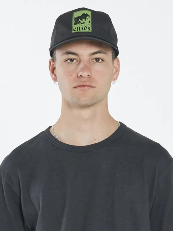 Chaos 5 Panel Cap - Black sold by Thrills
