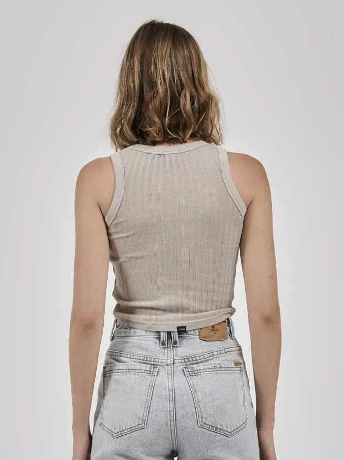 Fluctuate Rib Tank - Pavement sold by Thrills product image thumbnail 2