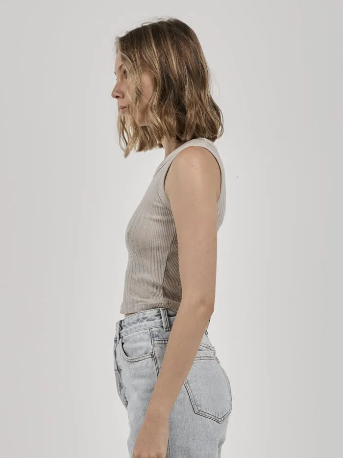 Fluctuate Rib Tank - Pavement sold by Thrills product image thumbnail 3