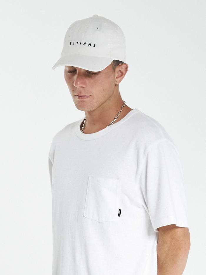 Minimal Thrills 6 Panel Cap - Heritage White sold by Thrills product image thumbnail 3