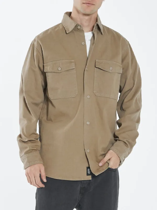 Thrills Union Work Shirt - Sand sold by Thrills