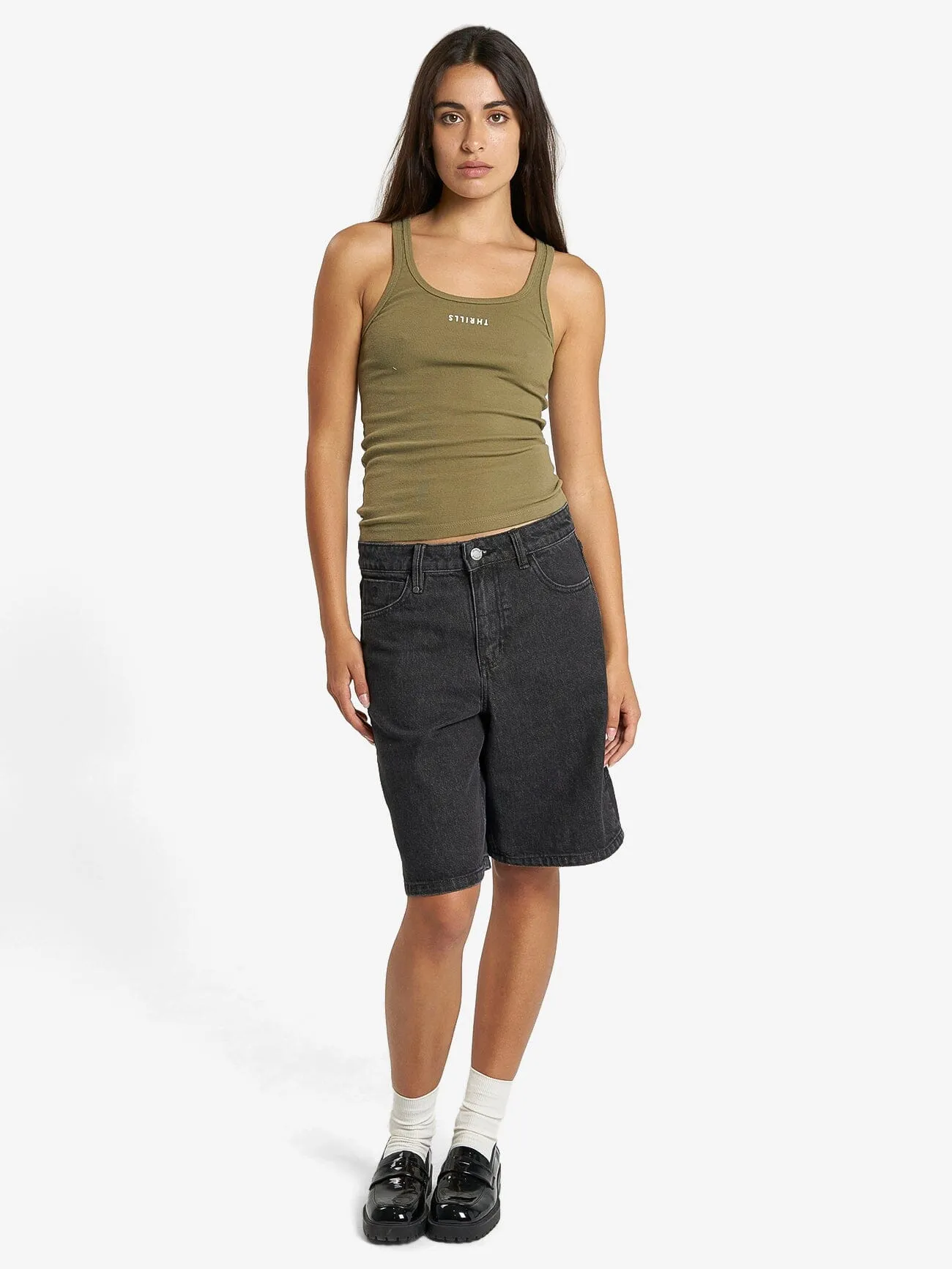 Minimal Thrills Scoop Tank - Aloe sold by Thrills product image thumbnail 5
