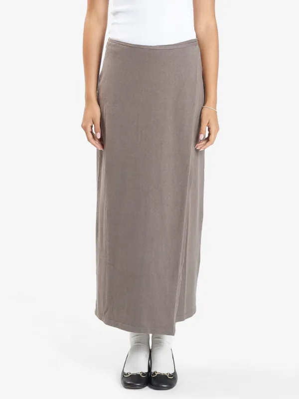 Hemp Wrap Skirt - Light Canteen sold by Thrills