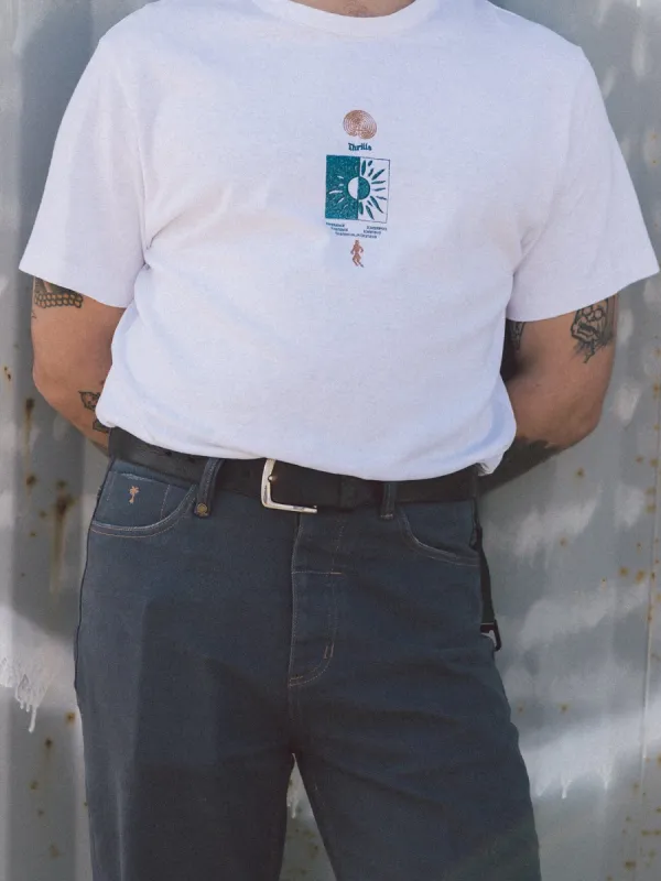 Hemp Existencial Merch Fit Tee - Lucent White sold by Thrills