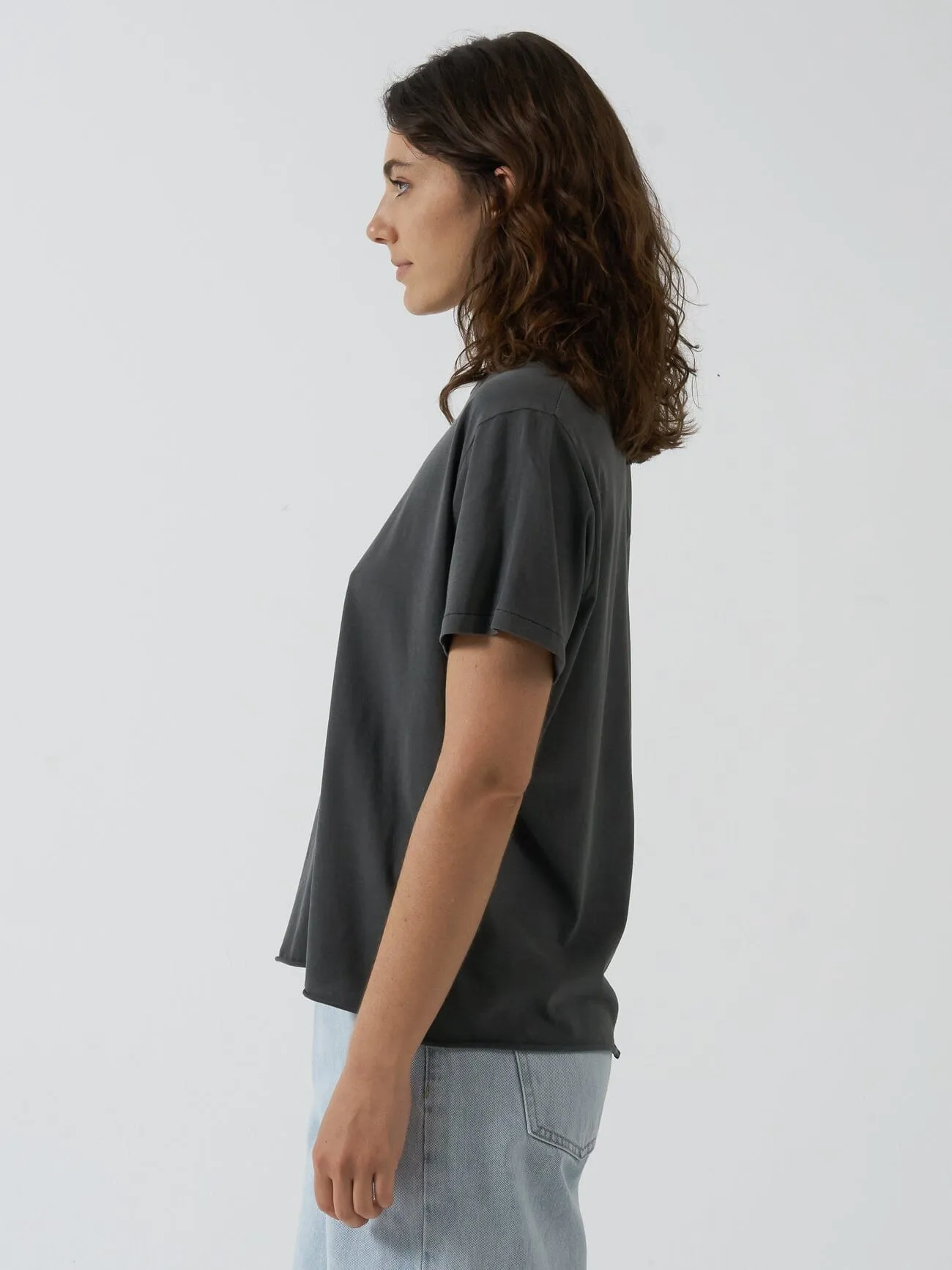 Minimal Thrills Relaxed Tee - Merch Black sold by Thrills product image thumbnail 4