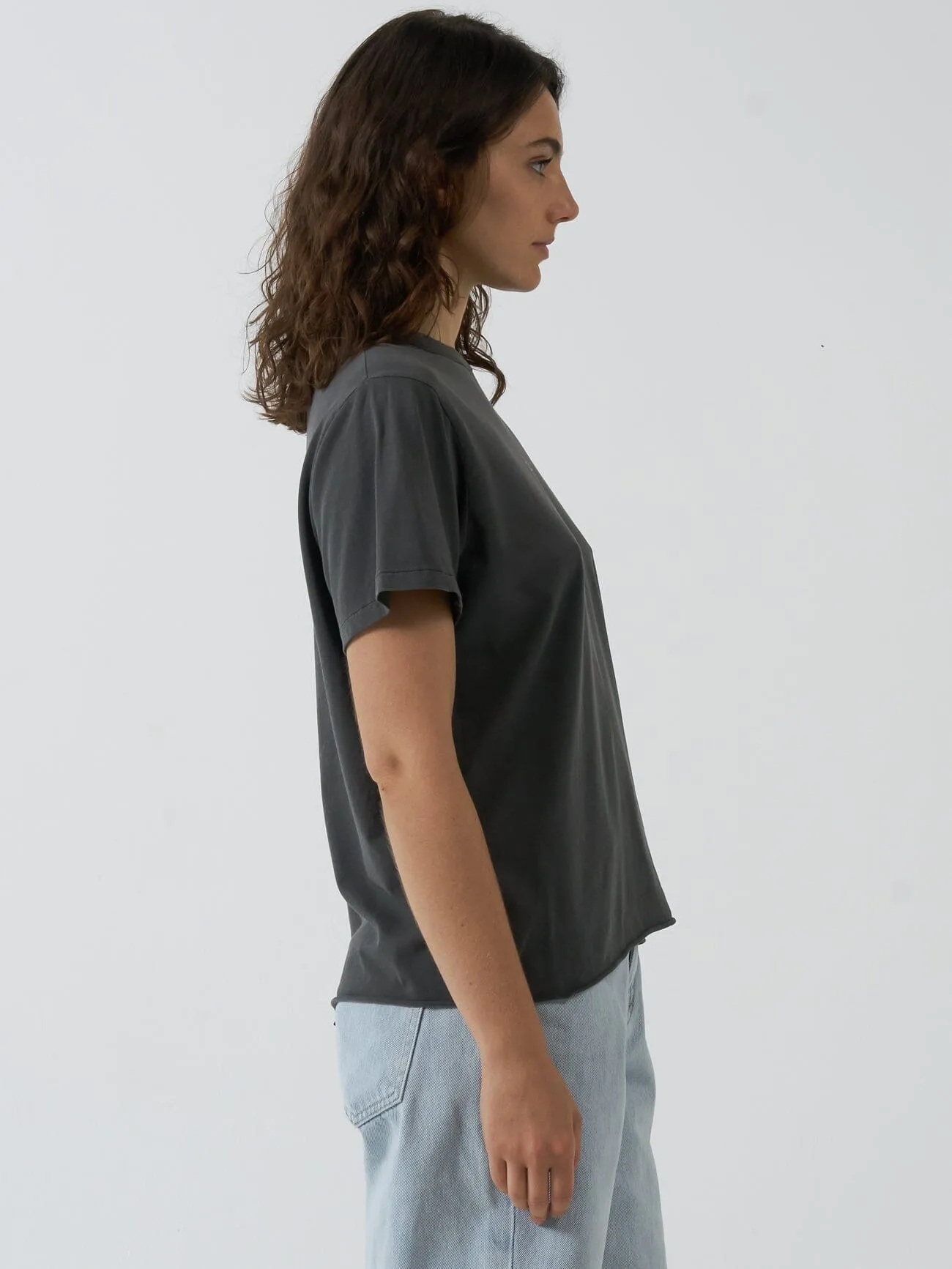 Minimal Thrills Relaxed Tee - Merch Black sold by Thrills product image thumbnail 3