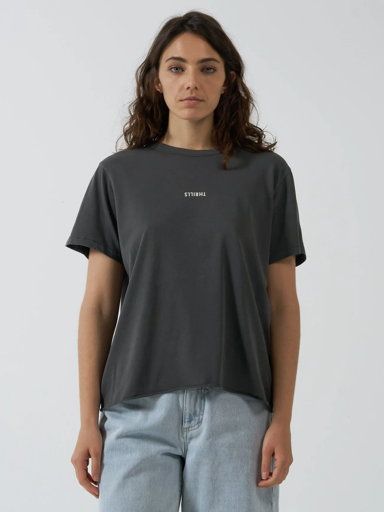 Minimal Thrills Relaxed Tee - Merch Black sold by Thrills