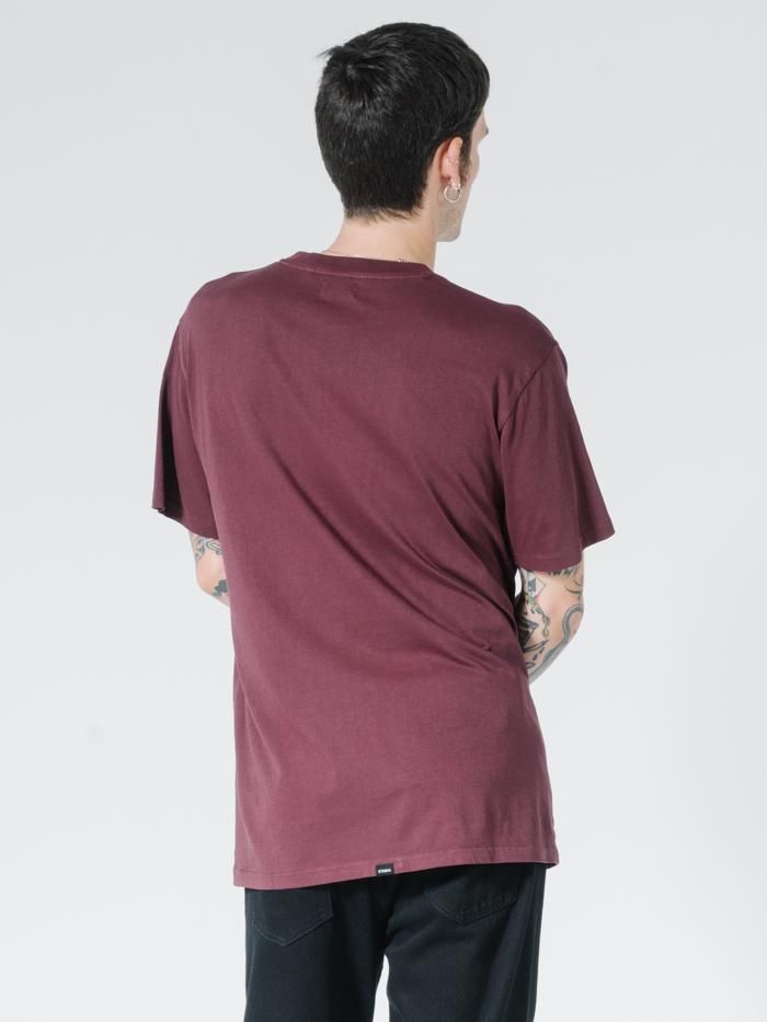 Minimal Thrills Merch Fit Tee - Blood Red sold by Thrills product image thumbnail 2