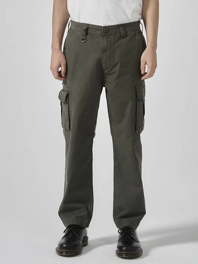 Slacker Cargo Pant - Army Green sold by Thrills