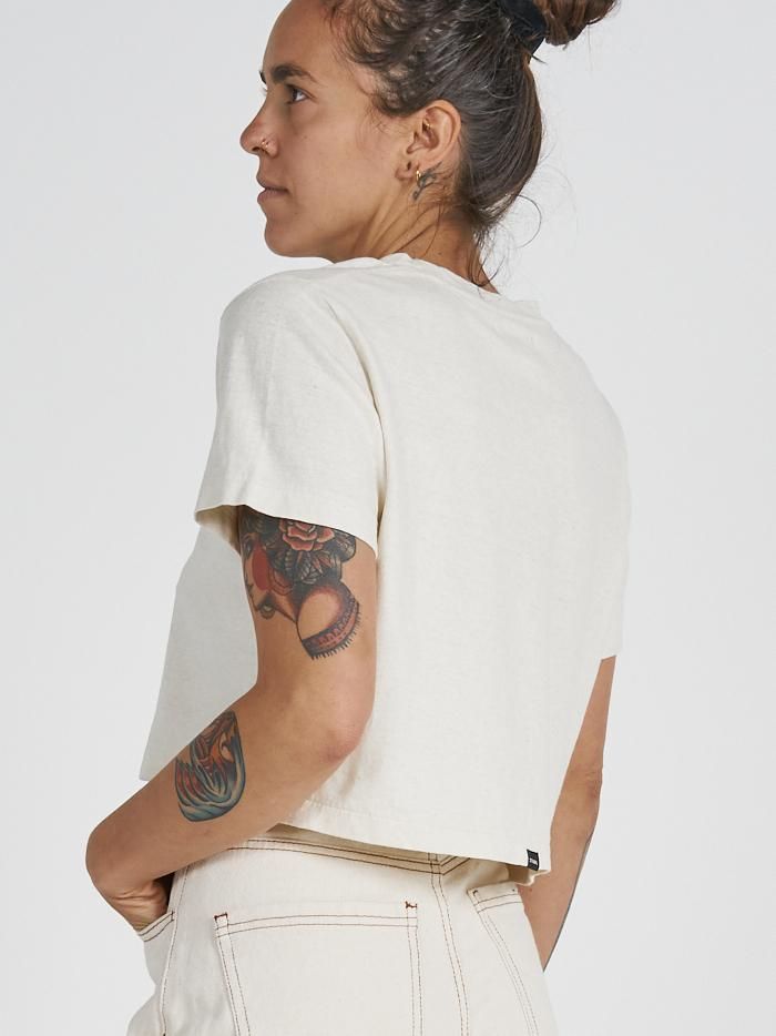 Hemp Naturally Crop Tee - Unbleached sold by Thrills product image thumbnail 2