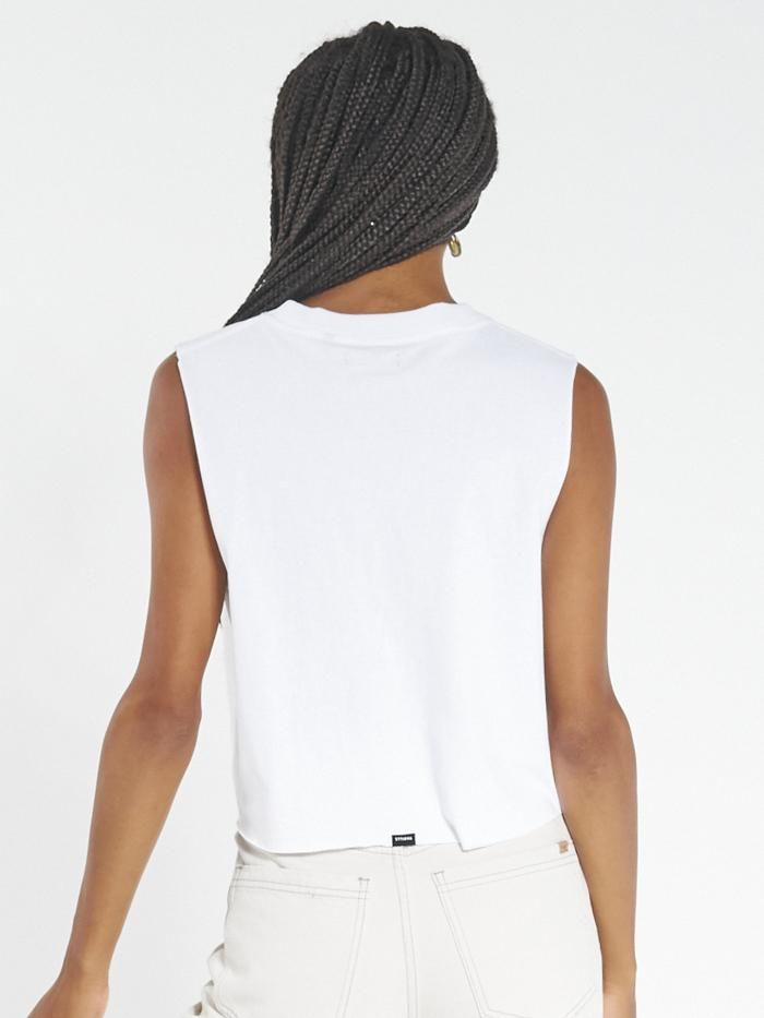 Thrills Unlimited Crop Muscle - White sold by Thrills product image thumbnail 2