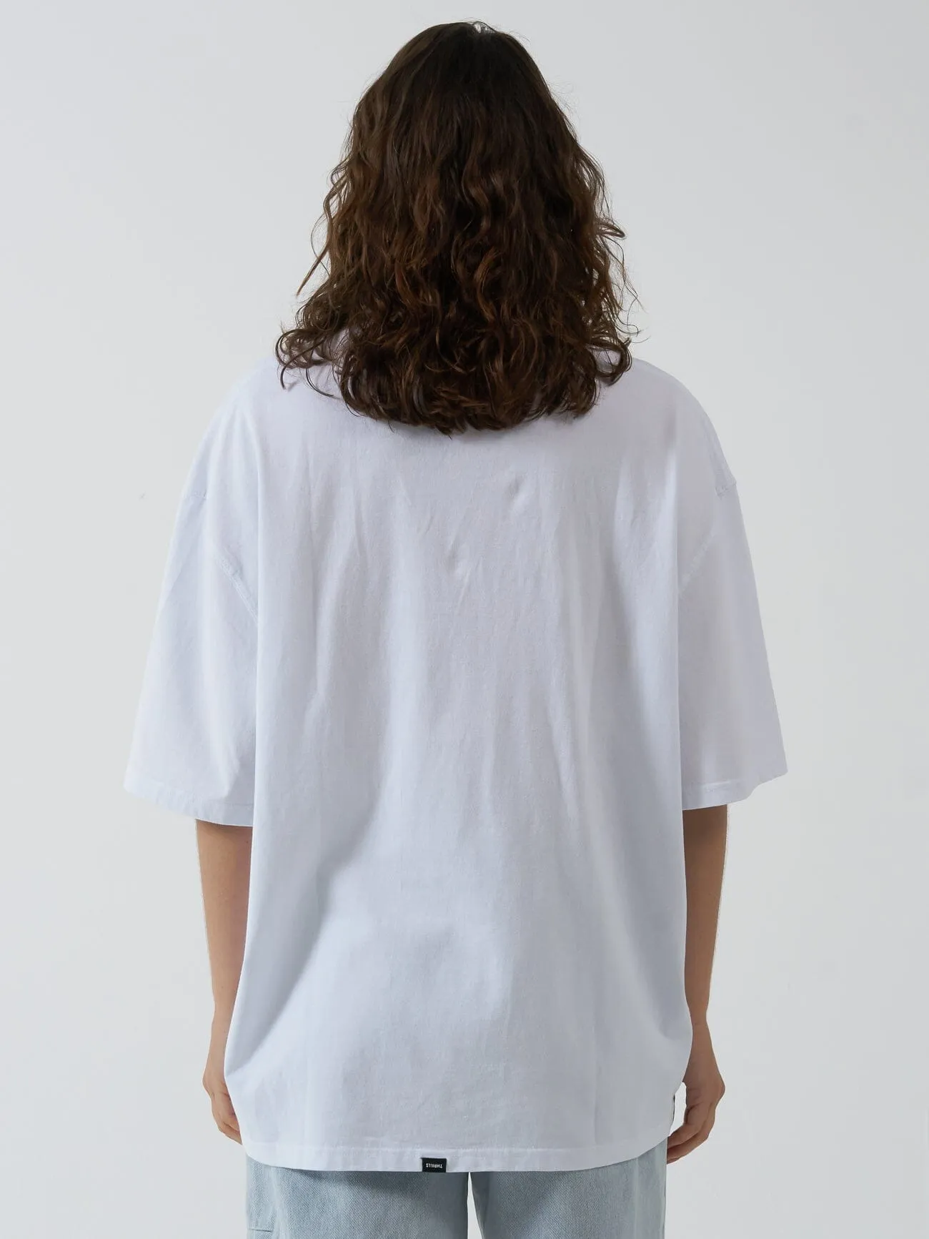 Mind Power Oversized Tee - White sold by Thrills product image thumbnail 2