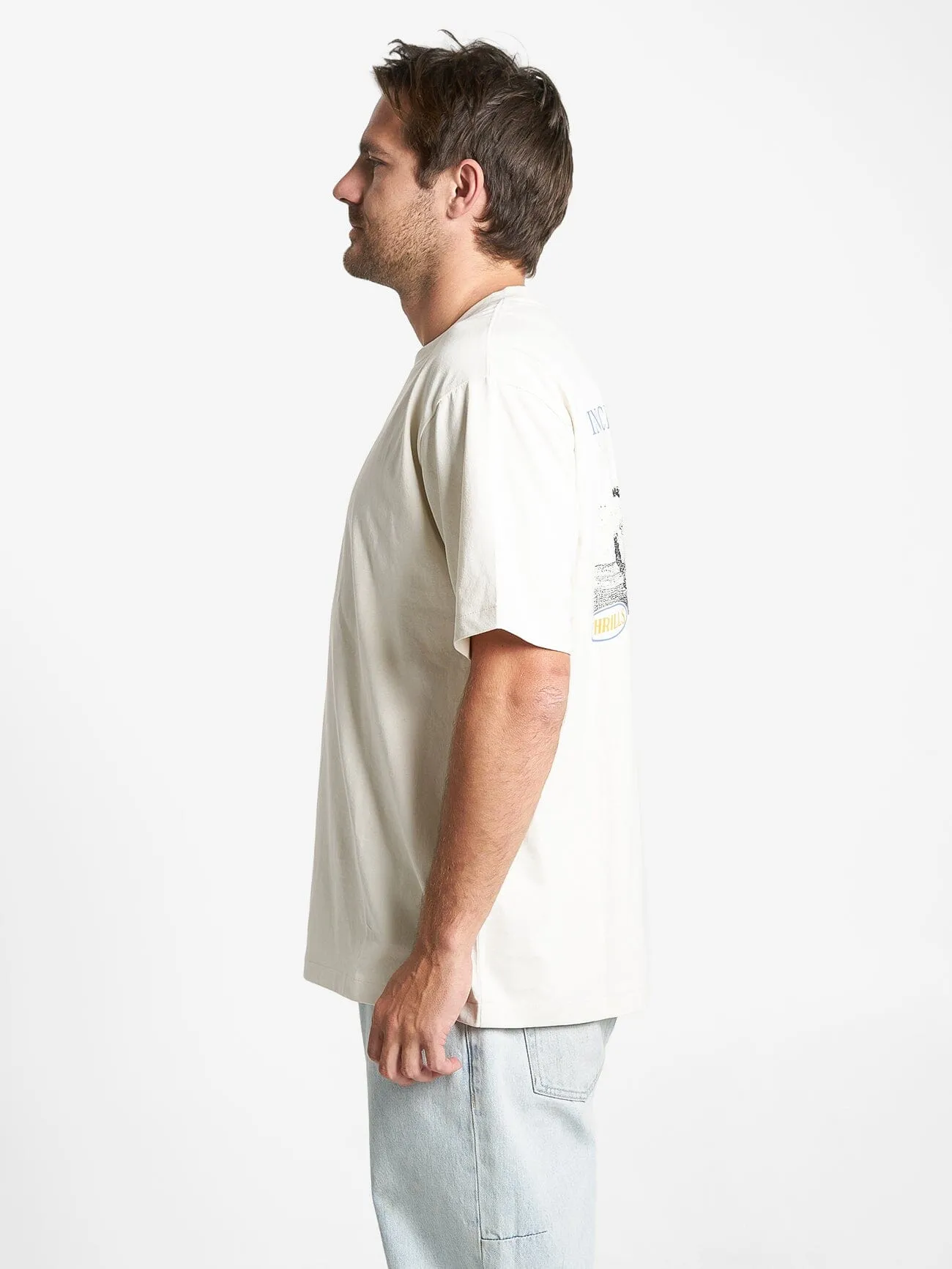 Increased Power Oversized Fit Tee - Heritage White sold by Thrills product image thumbnail 4