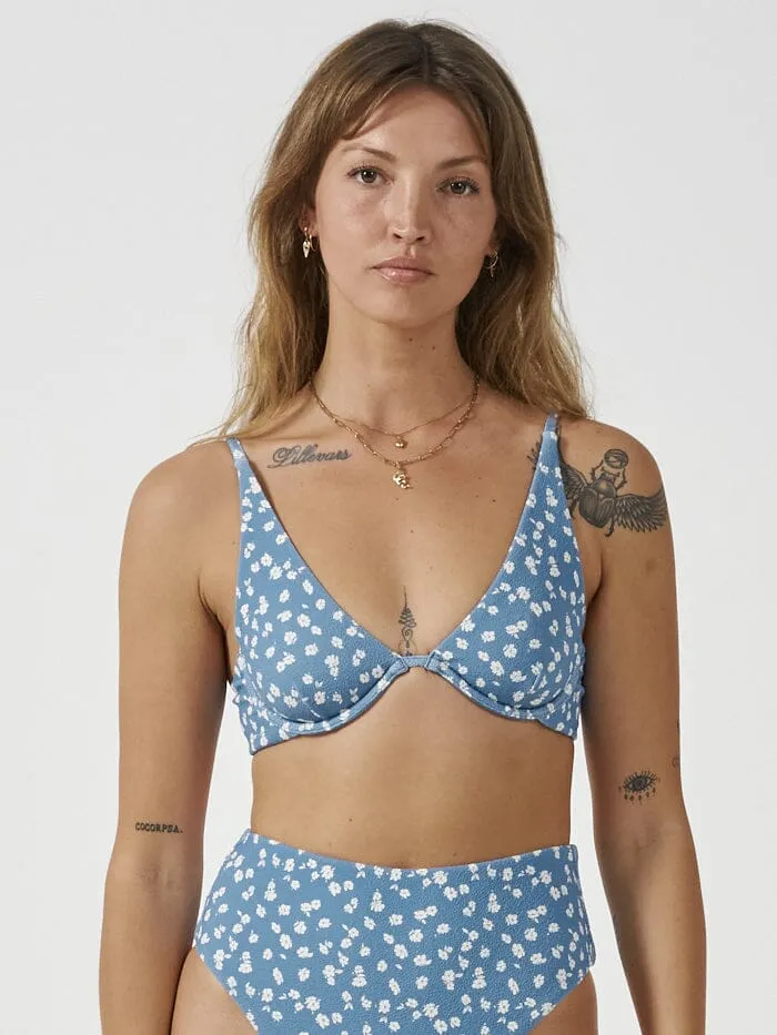 Aster Tall Underwire Bikini Top - Powder Blue sold by Thrills