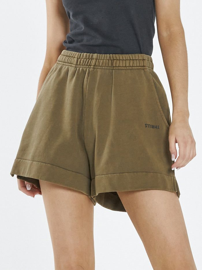 Minimal Thrills Fleece Short - Plantation sold by Thrills