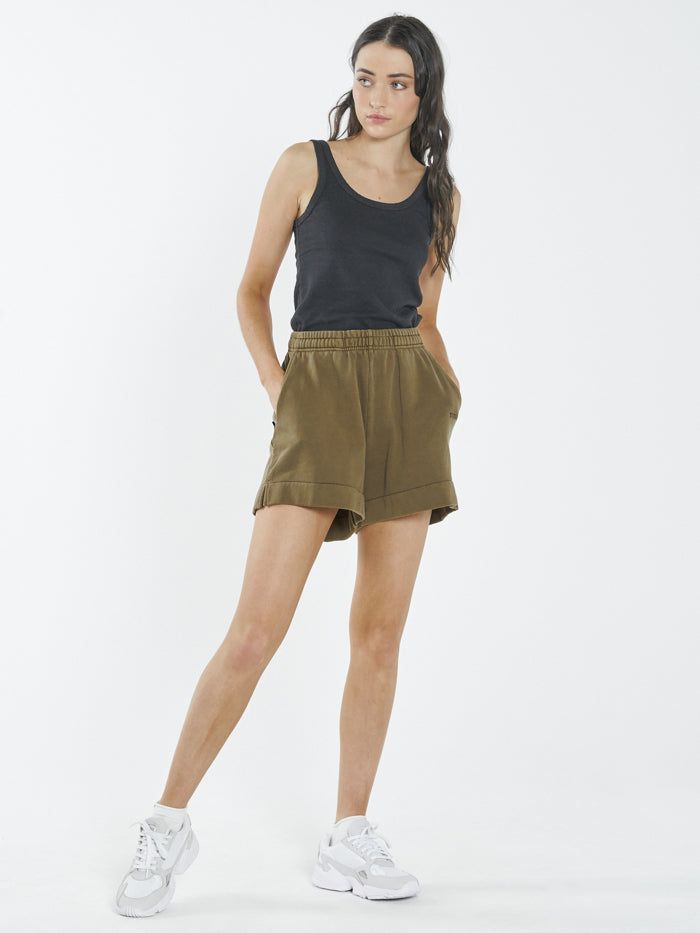Minimal Thrills Fleece Short - Plantation sold by Thrills product image thumbnail 3