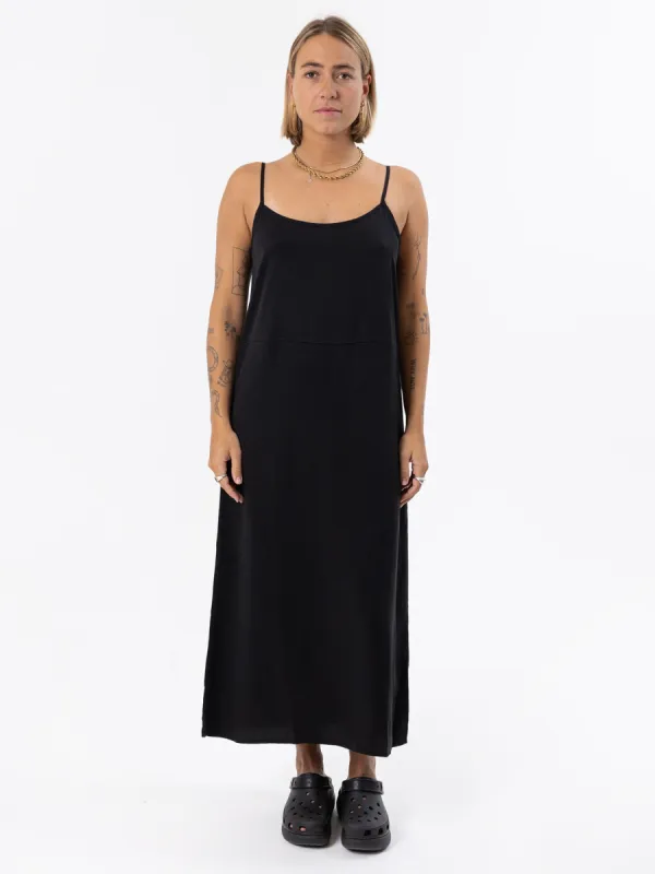 Breezy Slip Dress - Black made by Thrills