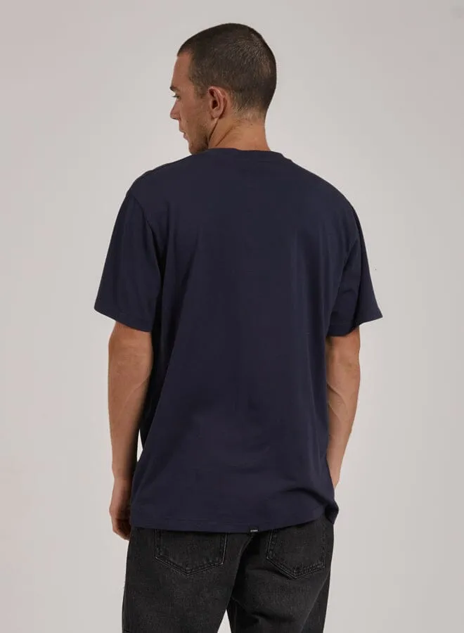 Minimal Thrills Merch Fit Tee - Station Navy sold by Thrills product image thumbnail 2