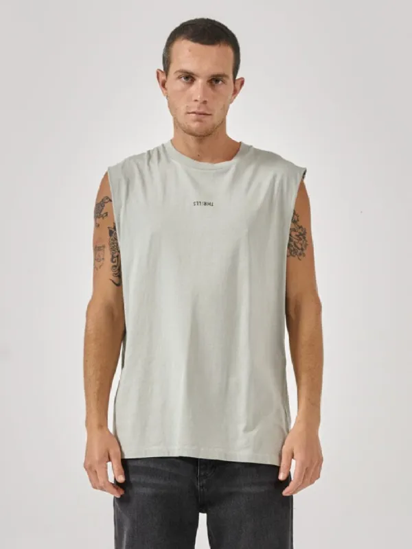 Minimal Thrills Merch Fit Muscle Tee - Sage Grey sold by Thrills