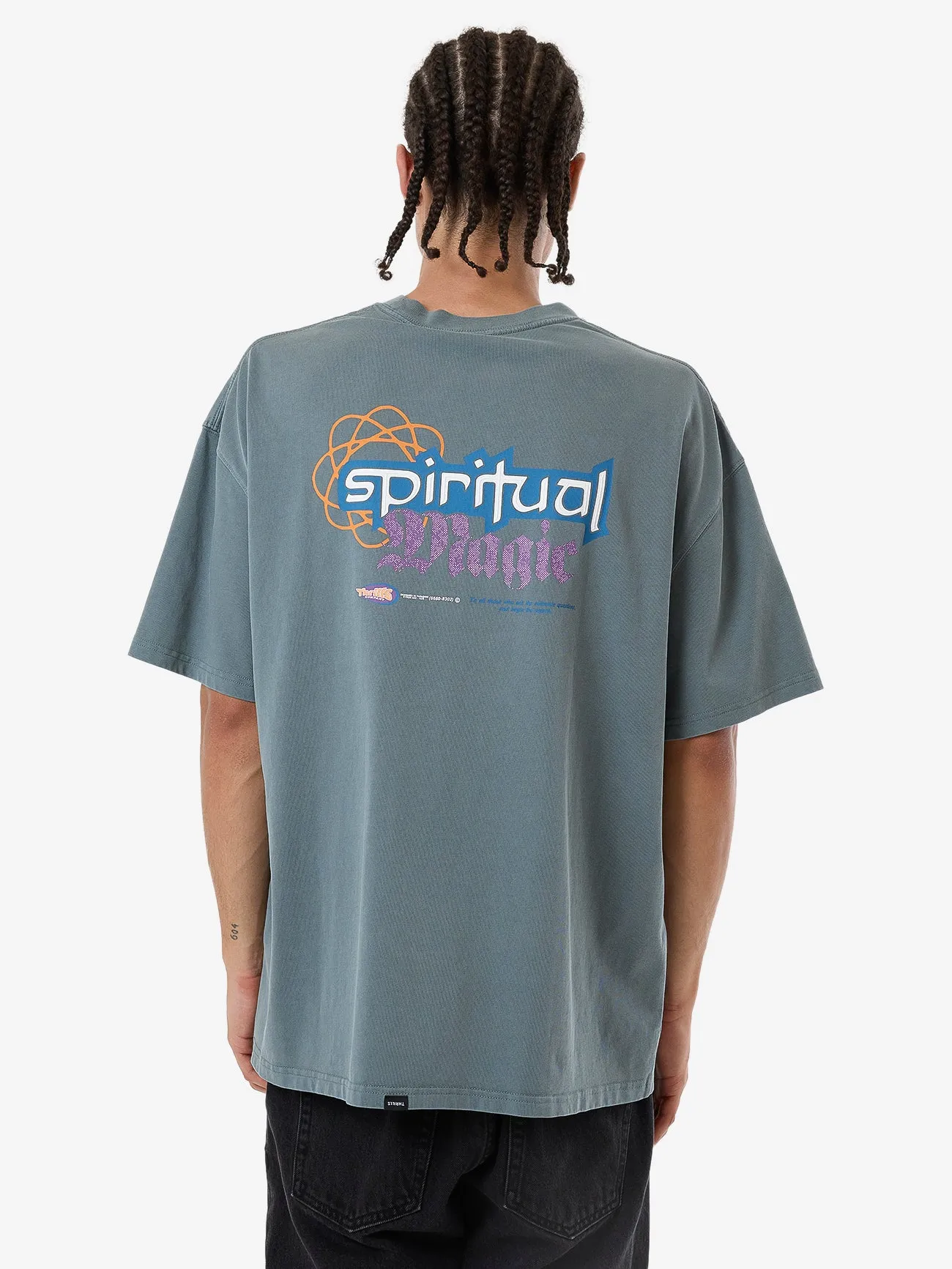 Spiritual Magic Box Fit Oversize Tee - Stormy Sea sold by Thrills product image thumbnail 3