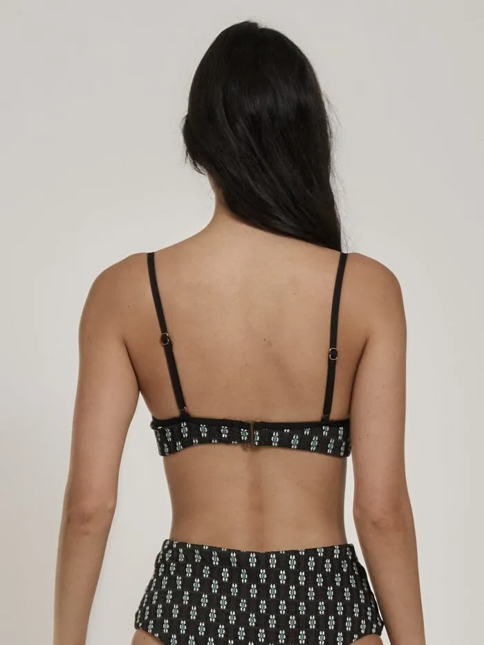 Jasmine Underwire Bikini Top - Black sold by Thrills product image thumbnail 2