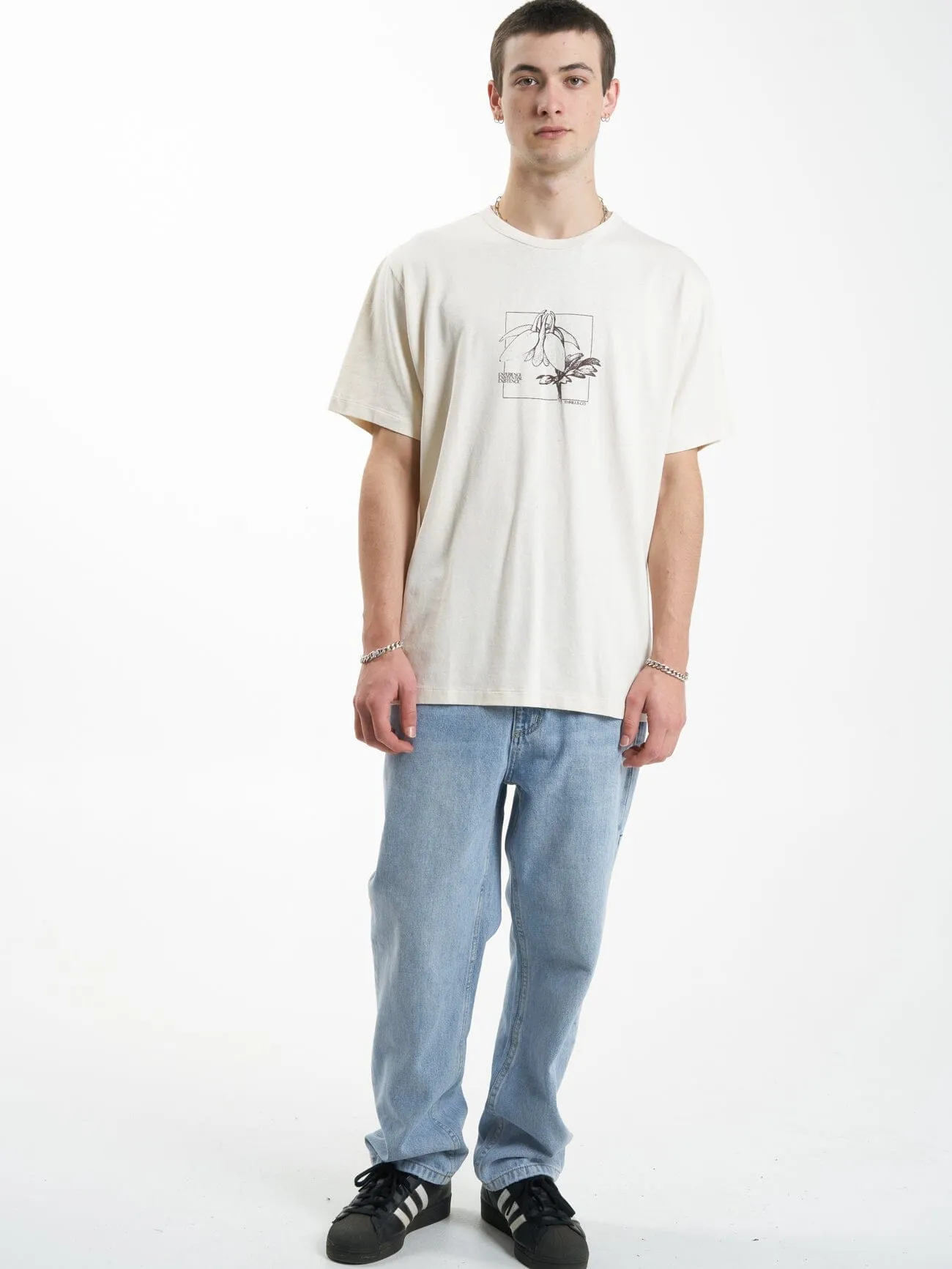 Hemp Experience Merch Fit Tee - Unbleached sold by Thrills product image thumbnail 5