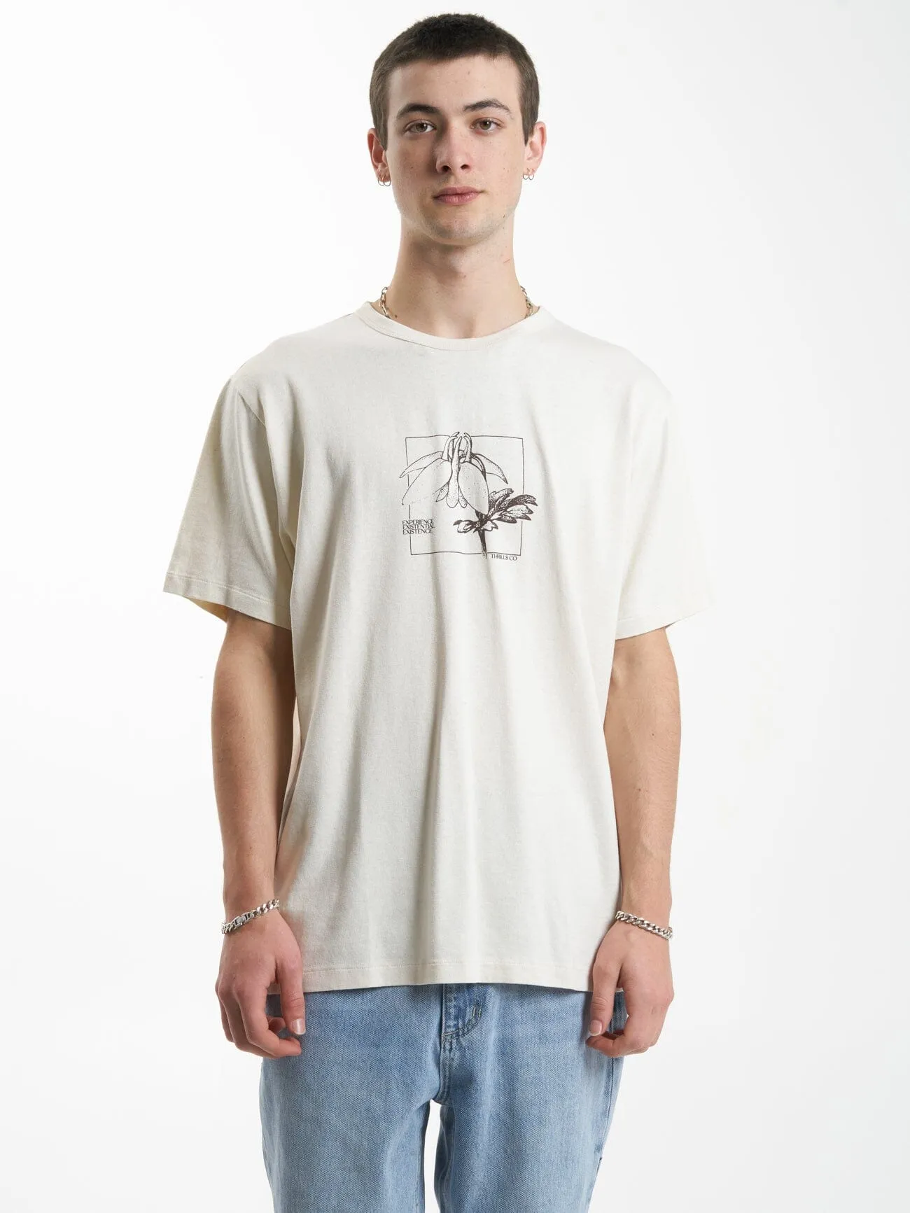 Hemp Experience Merch Fit Tee - Unbleached sold by Thrills